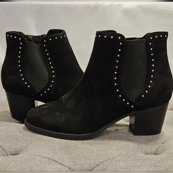 Lane Bryant Shoes - Lane Bryant faux suede ankle boots